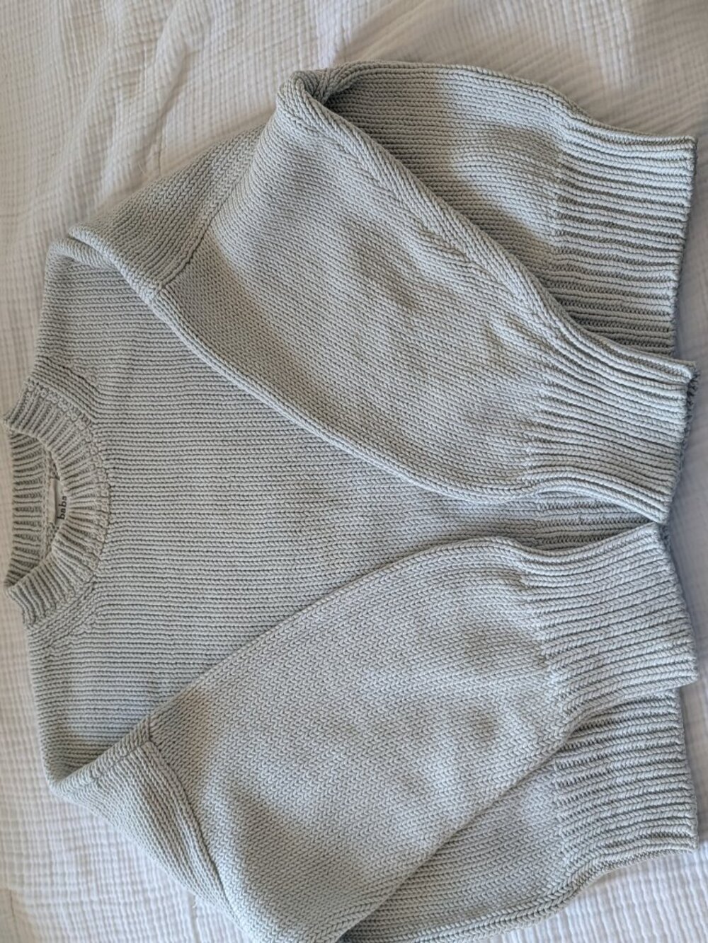 Babaa No. 16 Jumper in Smoked Salt (pastel blueish-grey) - Picture 2 of 11